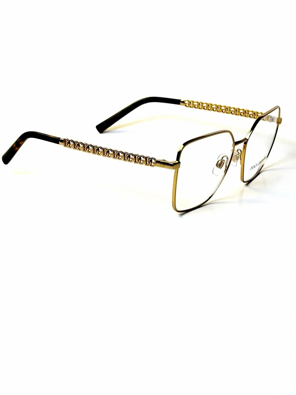 Dolce & Gabbana Eyeglasses DG 1351 02 Gold Authentic New 56mm NWT